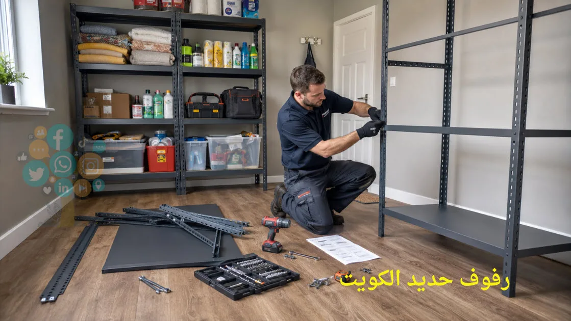 رفوف حديد الكويت