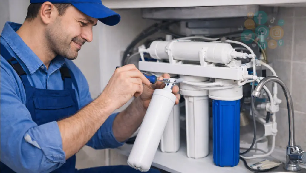 فني فلاتر مياه الكويت