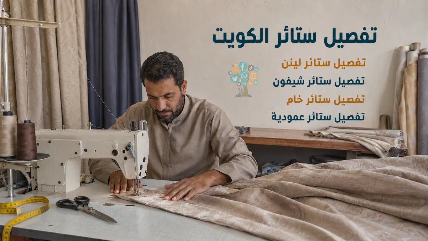 تفصيل ستائر الكويت